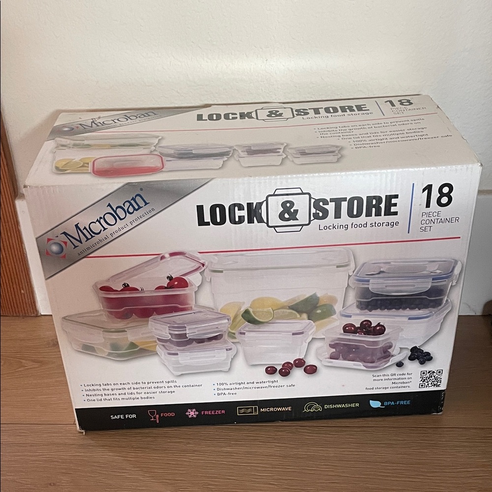 Lock & Store 18-Piece Food Storage Set
